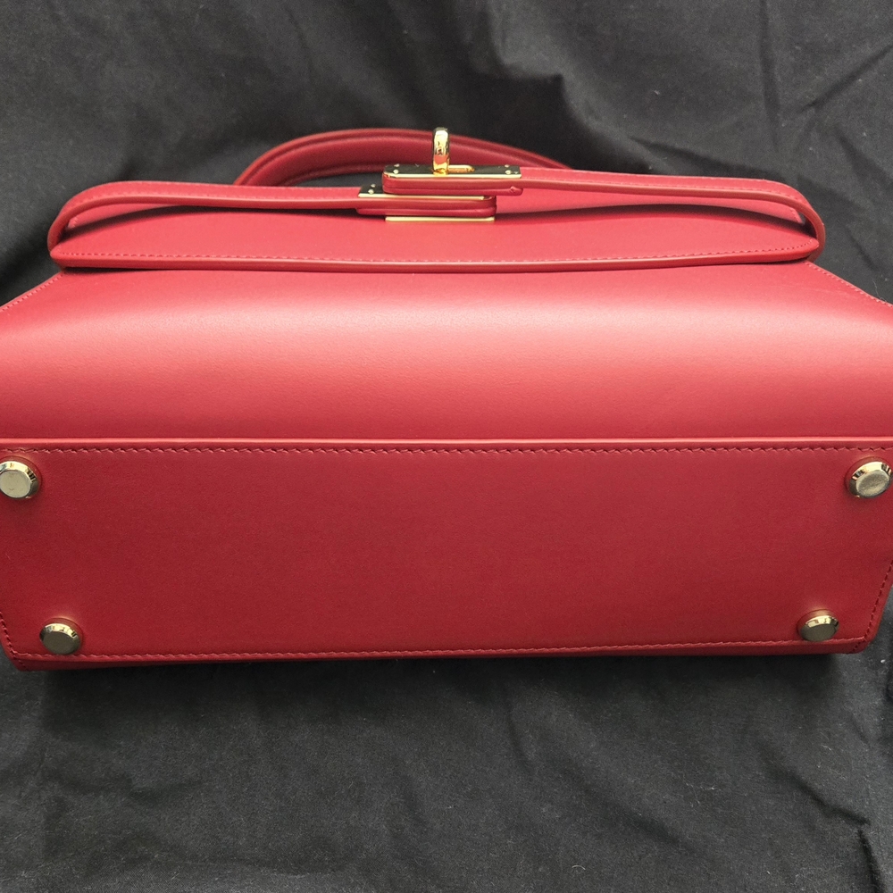 Silver & Riley Red Leather Satchel - Picture 7 of 16
